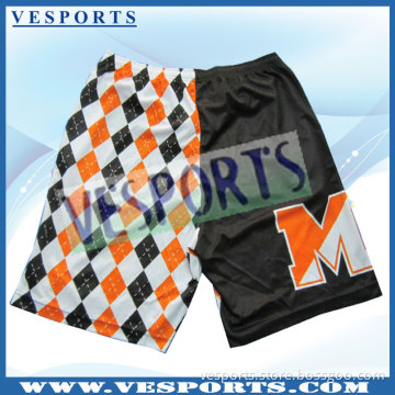 Custom Design Argyle Lacrosse Shorts Sublimation